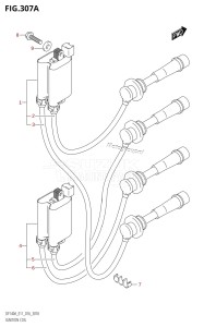 DF115A From 11503F-610001 (E01 E03 E11 E40)  2016 drawing IGNITION COIL