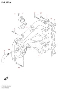 DF115A From 11503F-510001 (E01 E40)  2015 drawing INTAKE MANIFOLD