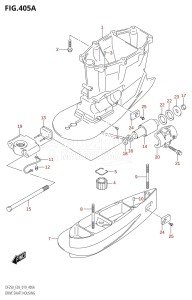 DF250Z From 25003Z-910001 (E03 E40)  2019 drawing DRIVE SHAFT HOUSING (DF225T,DF225Z,DF250T,DF250Z)