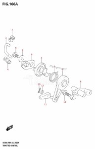 DF9.9B From 00995F-340001 (E01)  2023 drawing THROTTLE CONTROL (DF9.9BR,DF9.9BT,DF15AR,DF15AT,DF20AR,DF20AT)