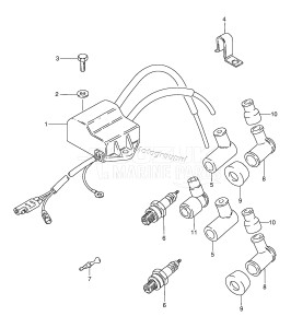 DT15 From 01501K-011001 ()  1990 drawing IGNITION (~MODEL:95)