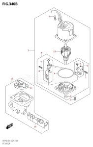 DF115AZ From 11503Z-140001 (E11 E40)  2021 drawing PTT MOTOR (DF115AST,DF140AT,DF140AZ)