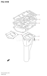 DT30 From 03005-410001 ()  2014 drawing EXHAUST TUBE (DT30:P40)