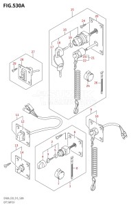 05004F-510001 (2005) 50hp E03-USA (DF50AVT) DF50A drawing OPT:SWITCH