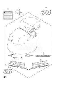 Outboard DF 70A drawing Engine Cover