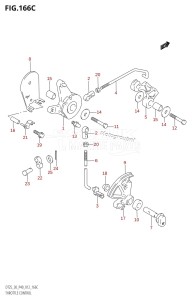 DT25 From 02503K-210001 (P36-)  2012 drawing THROTTLE CONTROL (DT30R:P40)