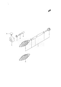 Outboard DF 50A drawing Fuel Hose