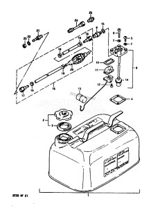 DT20 From 02003-704548 ()  1987 drawing FUEL TANK