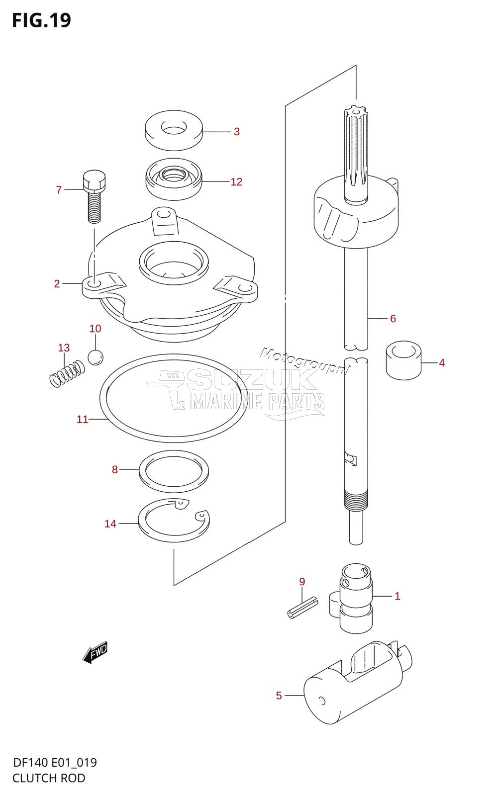 CLUTCH ROD