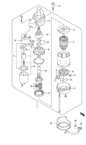 DF 60A drawing Starting Motor