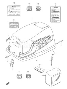 DT6 From 00601-251 001 ()  2002 drawing ENGINE COVER