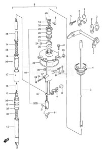 DT200GTCU From 20001G-231001 ()  1992 drawing CLUTCH (MODEL:89~00)