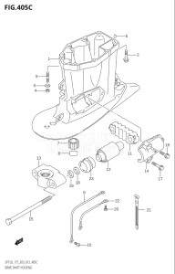 15002Z-210001 (2012) 150hp E03-USA (DF150Z) DF150Z drawing DRIVE SHAFT HOUSING (DF175T:E03)