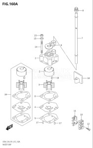 00801F-510001 (2005) 8hp P01-Gen. Export 1 (DF8A  DF8AR) DF8A drawing WATER PUMP