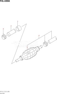 15002Z-010001 (2010) 150hp E01-Gen. Export 1 (DF150ZK10) DF150Z drawing FUEL HOSE