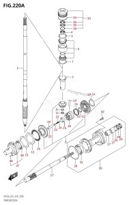 DF250Z From 25003Z-910001 (E40)  2019 drawing TRANSMISSION (DF200T:E01)