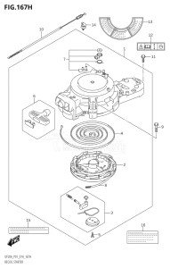 01504F-410001 (2014) 15hp P01-Gen. Export 1 (DF15A  DF15AR) DF15A drawing RECOIL STARTER (DF20A:P40)