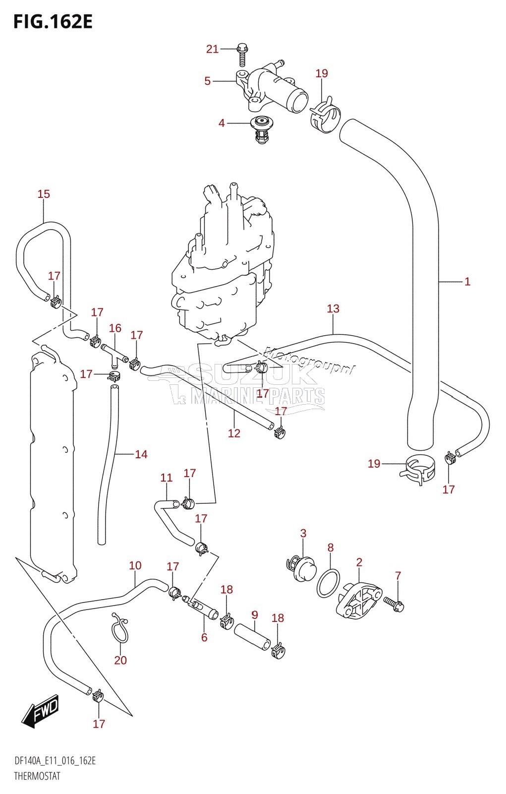 THERMOSTAT (DF115AZ:E40)