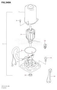 DF40 From 04001F-510001 (E03)  2005 drawing PTT MOTOR ((DF40T,DF50T):(X,Y))