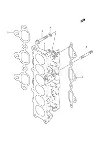 DF 300A drawing Intake Manifold