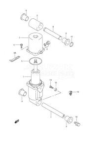 DF 70 drawing Trim Cylinder (2001-2008)