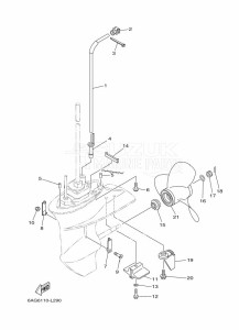 F20LMHA-2013 drawing LOWER-CASING-x-DRIVE-2