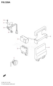 DF140AZ From 14003Z-040001 (E40)  2020 drawing PTT SWITCH /​ ENGINE CONTROL UNIT