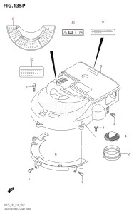 DF175ZG From 17502Z-410001 (E01 E40)  2014 drawing SILENCER /​ RING GEAR COVER (DF175Z:E40)