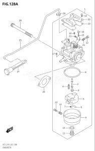 00252F-140001 (2021) 2.5hp P01-Gen. Export 1 (DF2.5) DF2.5 drawing CARBURETOR