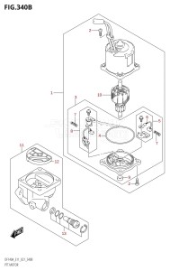 DF140A From 14003Z-140001 (E11 E40)  2021 drawing PTT MOTOR (DF115AST,DF140AT,DF140AZ)