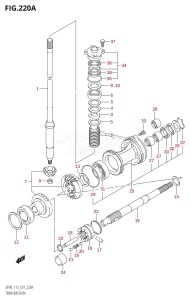 DF90 From 09001F-510001 (E01)  2005 drawing TRANSMISSION (DF90T,DF100T,DF115T,DF115WT)