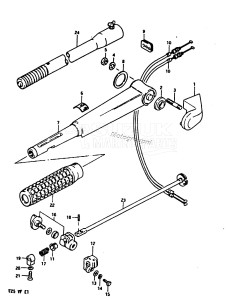 DT25 From 02503-507355 ()  1985 drawing HANDLE