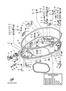 F350AETU drawing BOTTOM-COVER-1