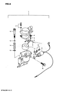 DT150 From 15001-601001 till 602891 ()  1986 drawing VALVE STARTER