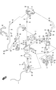 Outboard DF 20A drawing Fuel Pump