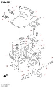 DF70A From 07003F-710001 (E01 E40)  2017 drawing ENGINE HOLDER (DF70ATH:E01)