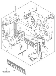 DF25Q From 02501F-421001 ()  2004 drawing REMOTE CONTROL BOX (MODEL:00~03)