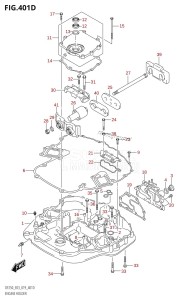 DF225Z From 22503Z-910001 (E03)  2019 drawing ENGINE HOLDER (DF250ST)