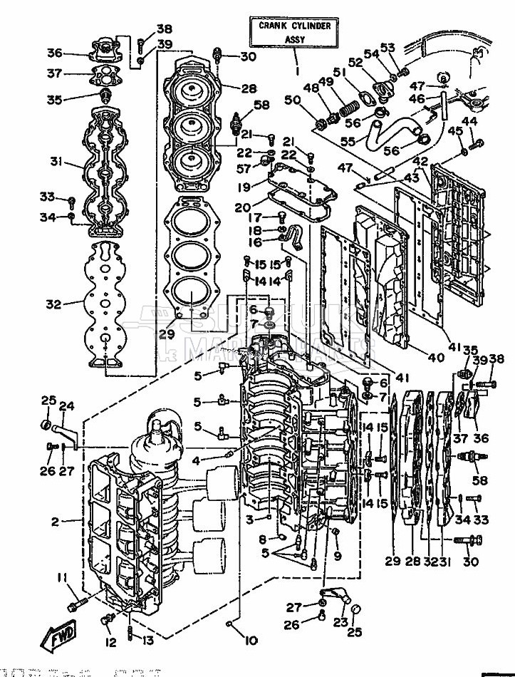 CYLINDER--CRANKCASE