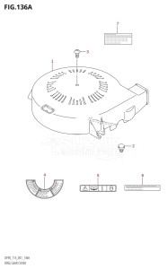 DF90 From 09001F-780001 (E01)  2007 drawing RING GEAR COVER