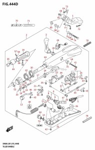 DF40A From 04003F-510001 (E01 E13)  2015 drawing TILLER HANDLE (DF60AQH:E01)