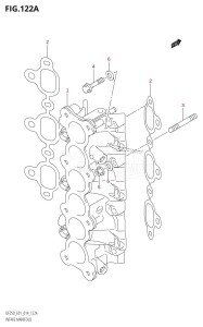 DF225T From 22503F-410001 (E01 E40)  2014 drawing INTAKE MANIFOLD