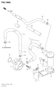 DF115Z From 11502Z-210001 (E03)  2012 drawing FUEL PUMP