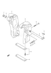 DF 90A drawing Clamp Bracket (S/N 110001 & Newer)