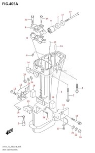 DT9.9A From 00996-810001 (P36 P40 P81)  2018 drawing DRIVE SHAFT HOUSING (P36,P81)