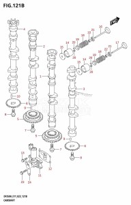 DF325A From 32501F-240001 (E01 E40)  2022 drawing CAMSHAFT ((DF350A,DF350AMD,DF325A):(022,023))