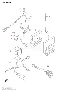 DF90A From 09003F-010001 (E03)  2010 drawing PTT SWITCH /​ ENGINE CONTROL UNIT