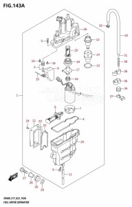 DF40A From 04004F-140001 (E34-Italy)  2021 drawing FUEL VAPOR SEPARATOR ((020,021,022):(E01,E03,E11,E34))