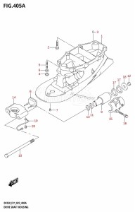 DF200 From 20002F-240001 (E01 E40)  2022 drawing DRIVE SHAFT HOUSING (DF200T:L-TRANSOM)