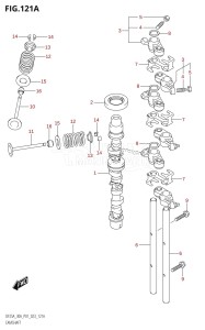 DF30A From 03003F-040001 (P01 P40)  2020 drawing CAMSHAFT